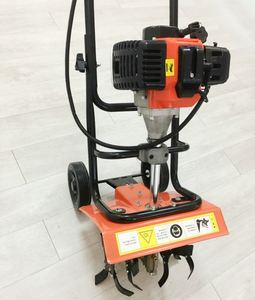 Garden Tools Small Agriculture Machinery 52cc Mini <b>Cultivator</b> Power Tiller - Product Image 4