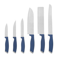 Couteau de Chef Unique en Acier, Lames en Acier Inoxydable 3CR13, Ambidextre, Finition Polie Haute Brillance, 12 Pouces+, Manches ABS/PP JYTD10169
