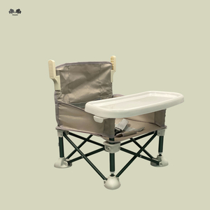 <span class=keywords><strong>Chaise</strong></span> <span class=keywords><strong>rehausseur</strong></span> portable pour bébé avec table à manger, ceinture <span class=keywords><strong>de</strong></span> sécurité, siège d'alimentation pour enfant, siège <span class=keywords><strong>de</strong></span> repas pour tout-petit, voyage en voiture, pique-nique, camping - Product Image 4