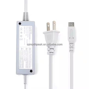 US EU UK Plug <span class=keywords><strong>chargeur</strong></span> de remplacement adaptateur de charge ca pour <span class=keywords><strong>chargeur</strong></span> de <span class=keywords><strong>tablette</strong></span> Nintendo <span class=keywords><strong>Wii</strong></span> <span class=keywords><strong>U</strong></span> avec câble de charge d'alimentation de type C - Product Image 2