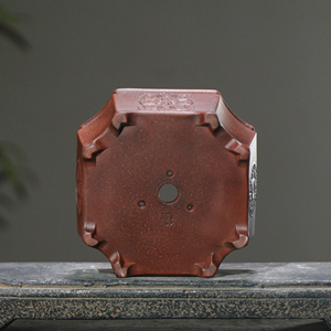 Olla rectangular sin glasear, hecha a mano, para bonsái Yixing - Product Image 4