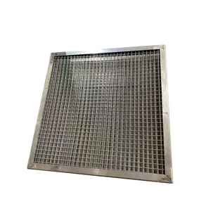 Metal Frame Oil Fume Removal Air Filter High Temperature Purification Filter