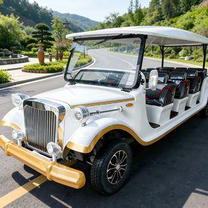 Voiture électrique classique vintage 11 places, véhicule de tourisme, navette, buggy, véhicule de réception pour hôtels, complexes hôteliers et immobilier - Product Image 1