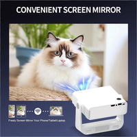 Mini Proyector Portátil Inteligente C880 con Android, Compatible con 4K, para Juegos, Cine en Casa, LED 1280*720P, Mini Proyector de Bolsillo
