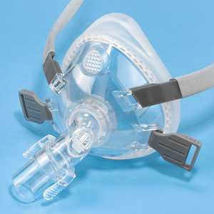 Venta al por mayor nuevo diseño máscara cojín reemplazo cara completa <span class=keywords><strong>BIPAP</strong></span> CPAP máscara con tocado - Product Image 2