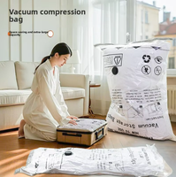 Sac de compression sous vide transparent, anti-poussière et robuste, résistant aux déchirures et aux perforations, pour organiser la literie