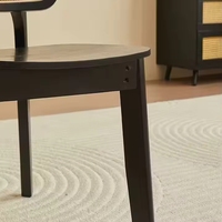 Chaise de salle à manger en rotin et bois pour restaurant, mobilier d'intérieur de haute qualité, personnalisable, pour fast-food, vente chaude