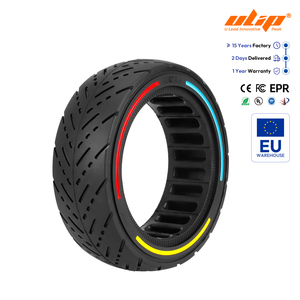 Neumático Sólido para Ciudad y Carretera de 8.5*2.5 con Círculo de Tres Colores, Neumático Sólido para Patinetes Eléctricos de 8.5x2.5 - Product Image 1