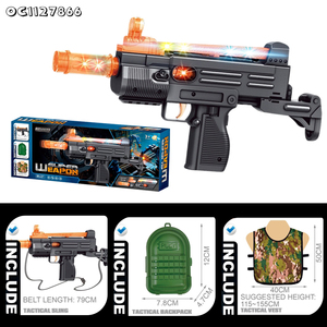 Faire semblant de jouer pistolet de l'armée électrique jouets arme <span class=keywords><strong>militaire</strong></span> <span class=keywords><strong>pas</strong></span> <span class=keywords><strong>cher</strong></span> réaliste jouet pistolet avec son fabriqué en Chine pour les enfants avec gilet <span class=keywords><strong>sac</strong></span> à <span class=keywords><strong>dos</strong></span> - Product Image 3