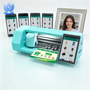 Machine de découpe et de rembobinage manuelle compacte CUT8P-T7 pour films teintés de vitres de voiture et films <span class=keywords><strong>hydrogel</strong></span> - Product Image 1