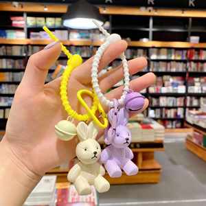 Exquisite Resin Puppet Rabbit <b>Key</b> <b>Chain</b> Female Creative Doll Bag Pendant Net Red Car <b>Key</b> Pendant <b>Key</b> <b>Chain</b> Keychain Wholesale - Product Image 4