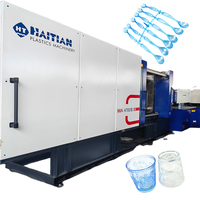 Machine de moulage par injection de plastique hydraulique servo Genuin Haitian Mars III 470 tonnes MA4700III avec pompe PLC, engrenage, vis et moteur
