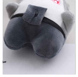 Porte-clés requin en peluche avec pendentif pour poupée 3D <span class=keywords><strong>de</strong></span> dessin animé créatif pour enfants et garçons Cadeaux - Product Image 6