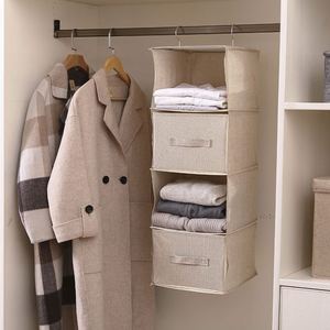 Panier de rangement suspendu pliable multifonction de haute qualité, lavable et durable, pour vêtements, chaussures, jouets, chapeaux et tiroirs - Product Image 2