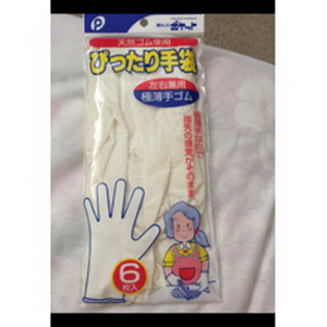 Guanti per uso domestico da taschino 6 pezzi - Product Image 1