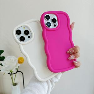 Coque en TPU à motif ondulé couleur macaron pour Redmi Note 13 Pro 5G, étuis de téléphone portable DIY pour Turbo 3 Note 14 15C - Product Image 4