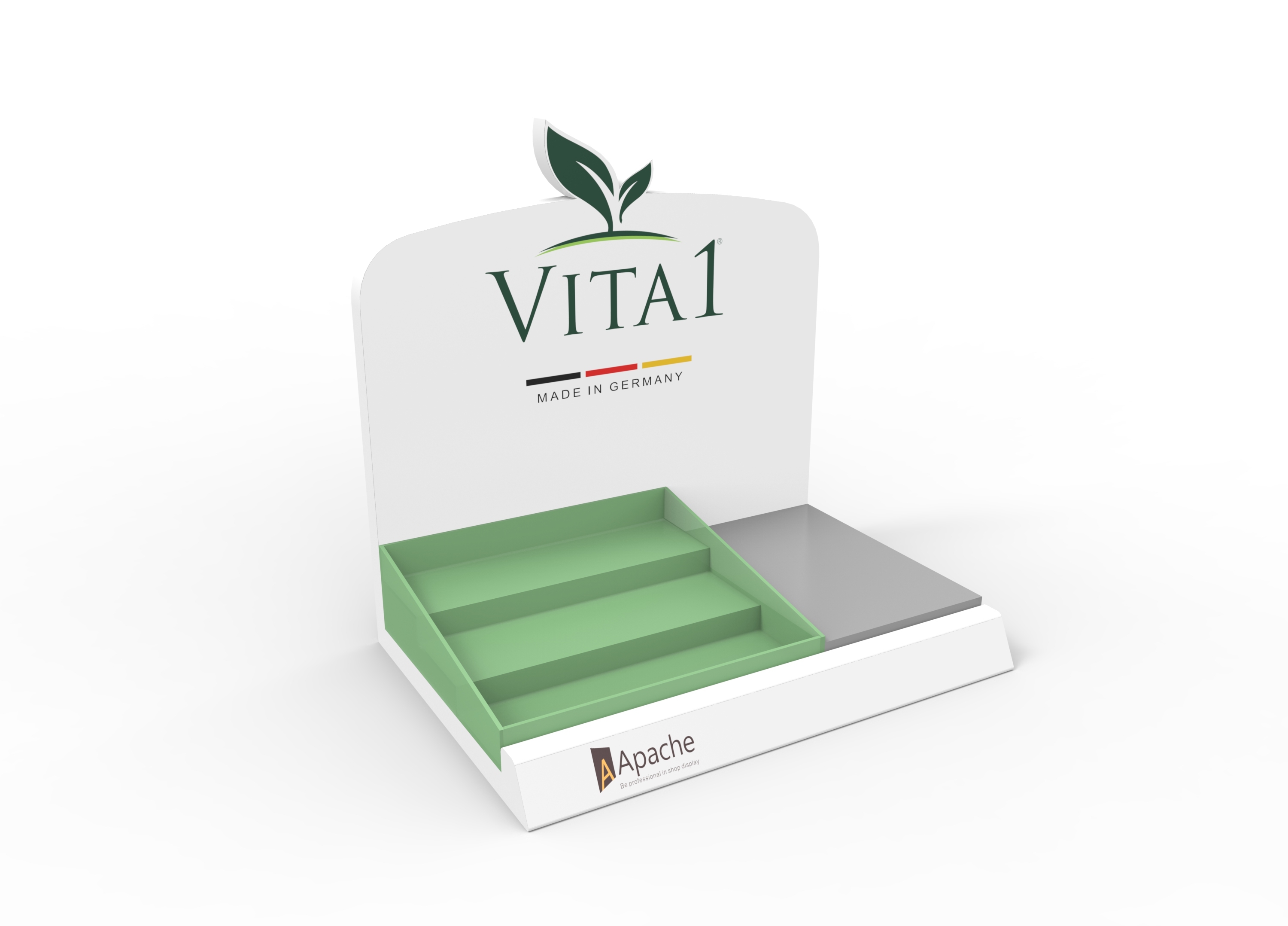 Customized Wooden Display Cabinet for Drug Counter Display in Pharmacies — view 6