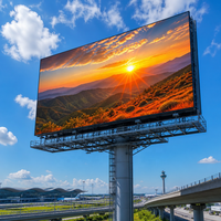 Écran LED fixe extérieur P4.81, étanche IP65, écran d'affichage numérique publicitaire LED pour projet d'information routière