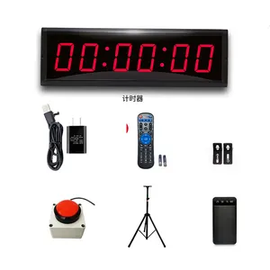 Sports Timer Race Timing Clock with Start Stop Button Stopwatch Timer Electronic Fitness Timer Game Clock