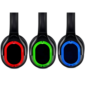 หูฟังไร้สายแบบครอบหู HIFI RF998B สำหรับงานปาร์ตี้ พร้อมไฟเรืองแสงสวยงาม - Product Image 6