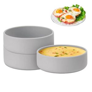 Bol de cuisson Cake&Oven en silicone de qualité alimentaire, résistant aux hautes températures, isolant thermiquement, compatible lave-vaisselle, pour omelettes/riz créatifs DIY - Product Image 1