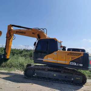 Excavadora Hyundai 220lc-9s usada 2023 en buenas condiciones, modelo coreano con componentes de núcleo de bomba para minería - Product Image 3