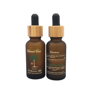 Nhà Máy Giá 5ml 10ml 20ml 30ml 50ml 100ml hổ phách tinh dầu hiển thị chai lớp biểu bì chai dầu với tre ống nhỏ giọt - Product Image 6