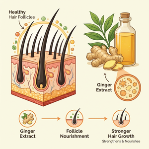 Shampoo au gingembre directement de l'usine, anti-pelliculaire, soin du cuir chevelu, croissance des cheveux, formule naturelle à base de plantes pour salon et usage domestique, OEM ODM - Product Image 3