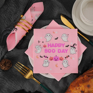 Servilletas personalizadas con temática de Halloween, servilletas especiales para fiestas y días festivos, paquetes pequeños para uso doméstico, servilletas portátiles. - Product Image 4