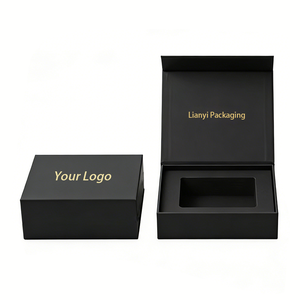 Boîte cadeau magnétique écologique recyclable, logo personnalisé, carton rigide, laminage mat 4C, revêtement UV, imperméable, pour téléphone portable - Product Image 3