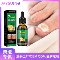JAYSUING Soin des mains et des pieds 7 jours Traitement contre les champignons des ongles Sérum fongique des cuticules 30ml