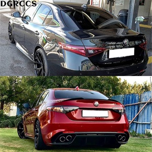 Alerón Trasero de Fibra de Carbono Estilo OE de Doble Capa Pulido para Alfa Romeo Giulia 952, 2015-2025 - Product Image 6