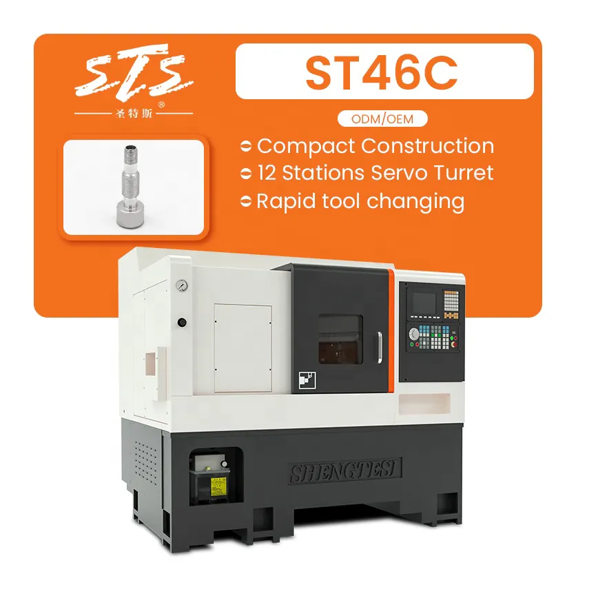 Máquinas De Metalurgia Não-Dusts Metal Toolsrapid Tool Changing 4 Axis CNC Torno CNC Fresadora