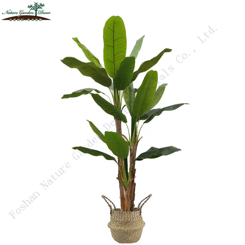 A buon mercato Viaggiatore Office Decor Piante Fatta da Legno Artificiale Piccola Banana Albero