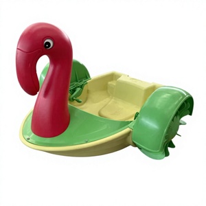 Barca a Remi per Bambini a Forma di Fenicottero, Giochi d'Acqua Amati dai Bambini, per Parchi Divertimento - Product Image 1