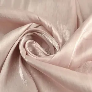 Novo estilo de tecido de chiffon de seda com cores personalizadas de luxo e fluido para mulheres