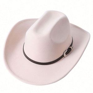 Sombreros de Vaquero Negros de Texas al por Mayor, Estilo Nuevo 2022, Material de Poliéster y Algodón, para Adultos - Product Image 1