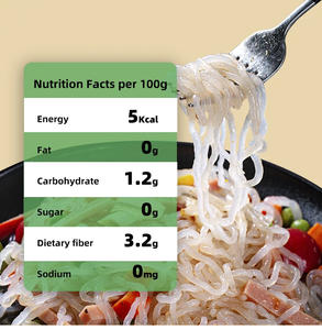 Ketoslim Mo Shirataki fideos instantáneos bolsa a granel bajo en sodio sin gluten 270g Halal EAU Arabia Saudita Egipto Oriente Medio Ramen <span class=keywords><strong>Fettucine</strong></span> - Product Image 6