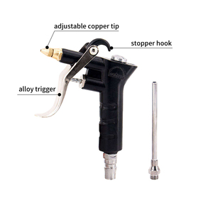 Pistolet à air pneumatique, pistolet de pulvérisation d'air, pistolet de nettoyage à air comprimé, pistolet à air chaud en aluminium Npn989 - Product Image 3