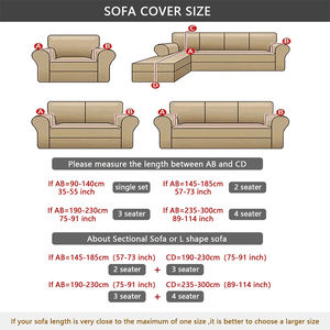 Vente chaude nouvelle housse de canapé à carreaux géométrique élastique doux lavable canapé protecteur décor à la maison canapé housse de coussin - Product Image 2