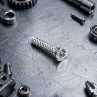 Sekrup Mesin Baja Tahan Karat Kepala Countersunk Torx Metrik Berlapis Seng untuk Mesin dan Furnitur