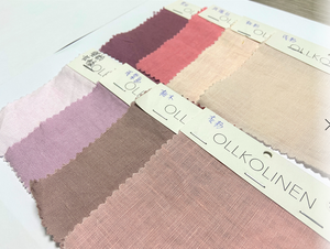 ヨーロピアンフラックス リネン生地 サステナブル 通気性 天然オーガニック 純粋リネン 170GSM 100%リネン 80色在庫あり - Product Image 2