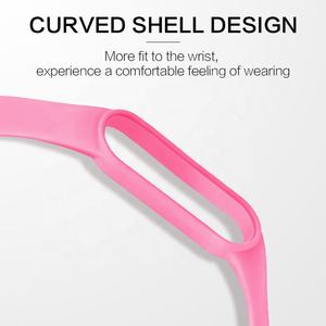 Correa de Silicona Deportiva para Reloj Inteligente Mi Band 5/6, Versión Global Original, Ancho de Banda de 12 mm, Hebilla a Presión, Venta al Por Mayor de Fábrica - Product Image 5