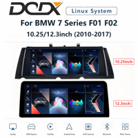Autoradio pour BMW Série 7 F01 F02 CIC/NBT 10.25"/12.3" avec système Linux, CarPlay et Android Auto sans fil, Bluetooth