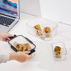 Contenedores Organizadores de refrigerador de venta directa de fábrica con tapas contenedores de frutas para almacenamiento transparente para alimentos bebidas vegetales - Product Image 6