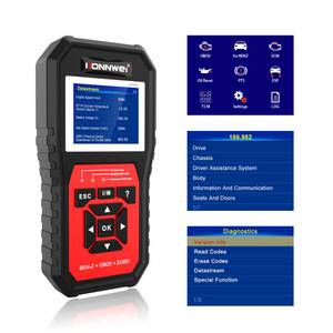 Konnwei KW460 <strong>OBD2</strong> <strong>Scanner</strong> 12V DC Full System Diagnostic Tool for Universal for <strong>Mercedes</strong> Electric Cars Engine Analyzer