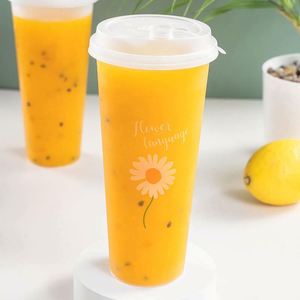 Vaso de 90 mm para Té de Burbujas, Jugo o Leche, Transparente, Grueso y Resistente, de Polipropileno, con Logotipo Personalizado - Product Image 3