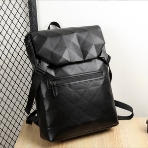 Waterproof 15.6 Inch Laptop Backpack for Men and <strong>Women</strong> PU <strong>Leather</strong> Collage Bags Stylish Student <strong>Rucksack</strong> for Teenagers - Product Image 2