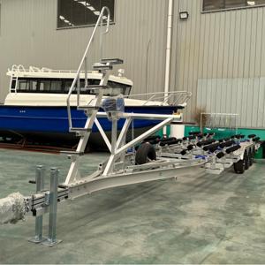 <span class=keywords><strong>Remolque</strong></span> de catamarán de aleación para barcos y embarcaciones Rodillos duraderos para un fácil transporte - Product Image 5