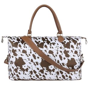 Sac de voyage unisexe Weekender Duffel Tote Bag grande capacité en nylon avec bandoulière tendance pour le week-end - Product Image 1